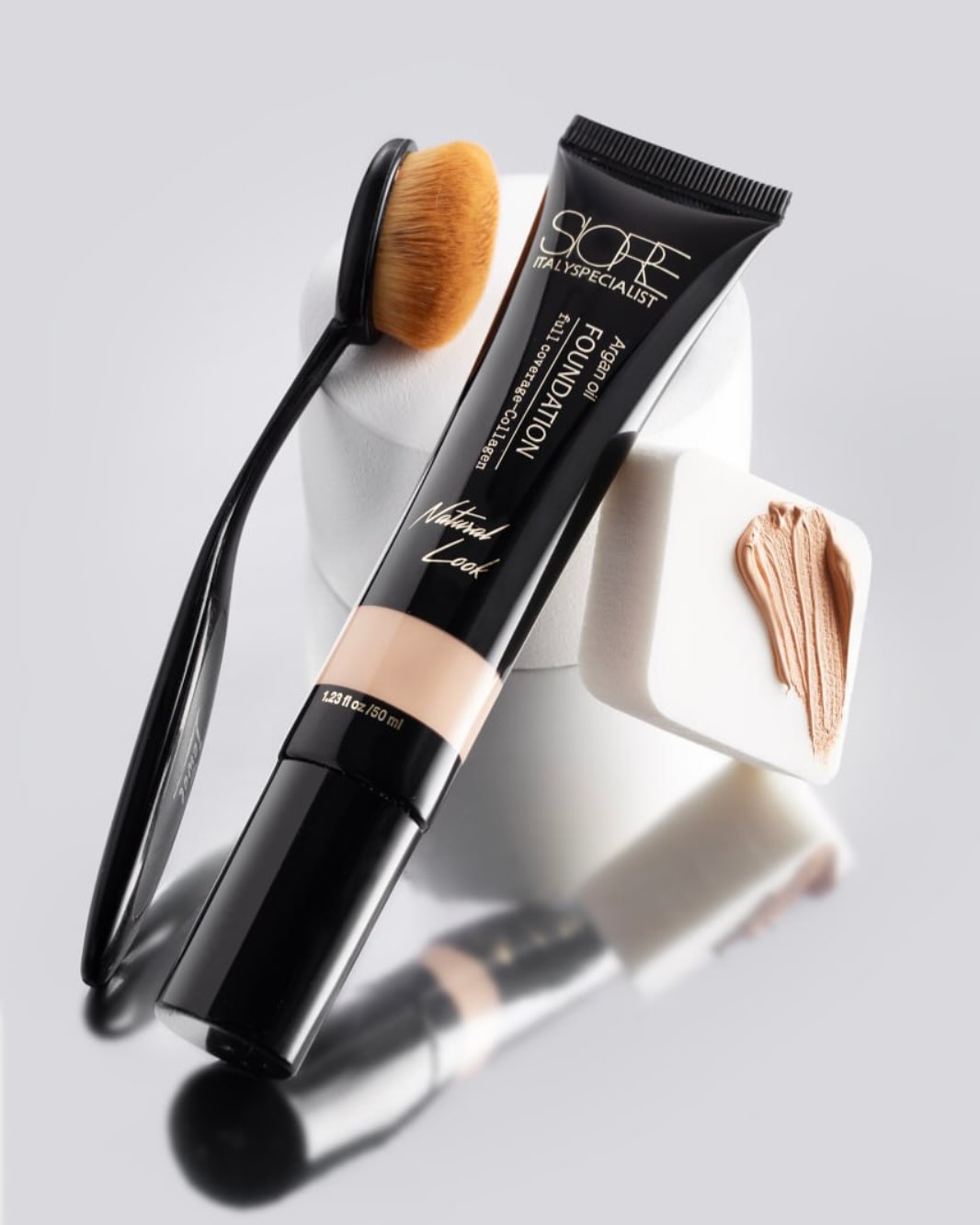 خرید کرم پودر تیوپی مات سیوره حاوی روغن آرگان | پوشش صاف، سبک و طبیعی از مُدا گالری