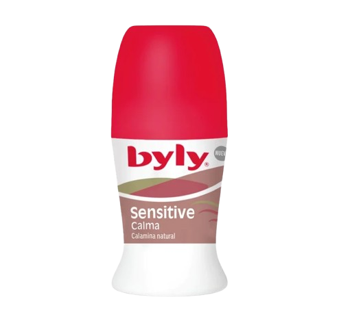 مام ضد تعریق Byly مدل Sensitive Calma پوست حساس 48 ساعته | ضد تعریق مخصوص پوست حساس | خرید مام ضد تعریق بدون الکل 48 ساعته Byly