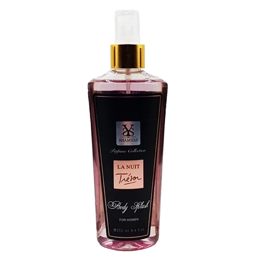 بادی اسپلش زنانه شمیاس مدل La Nuit Trésor | رایحه گرم، شیرین و عاشقانه – 250 میلی‌لیتر