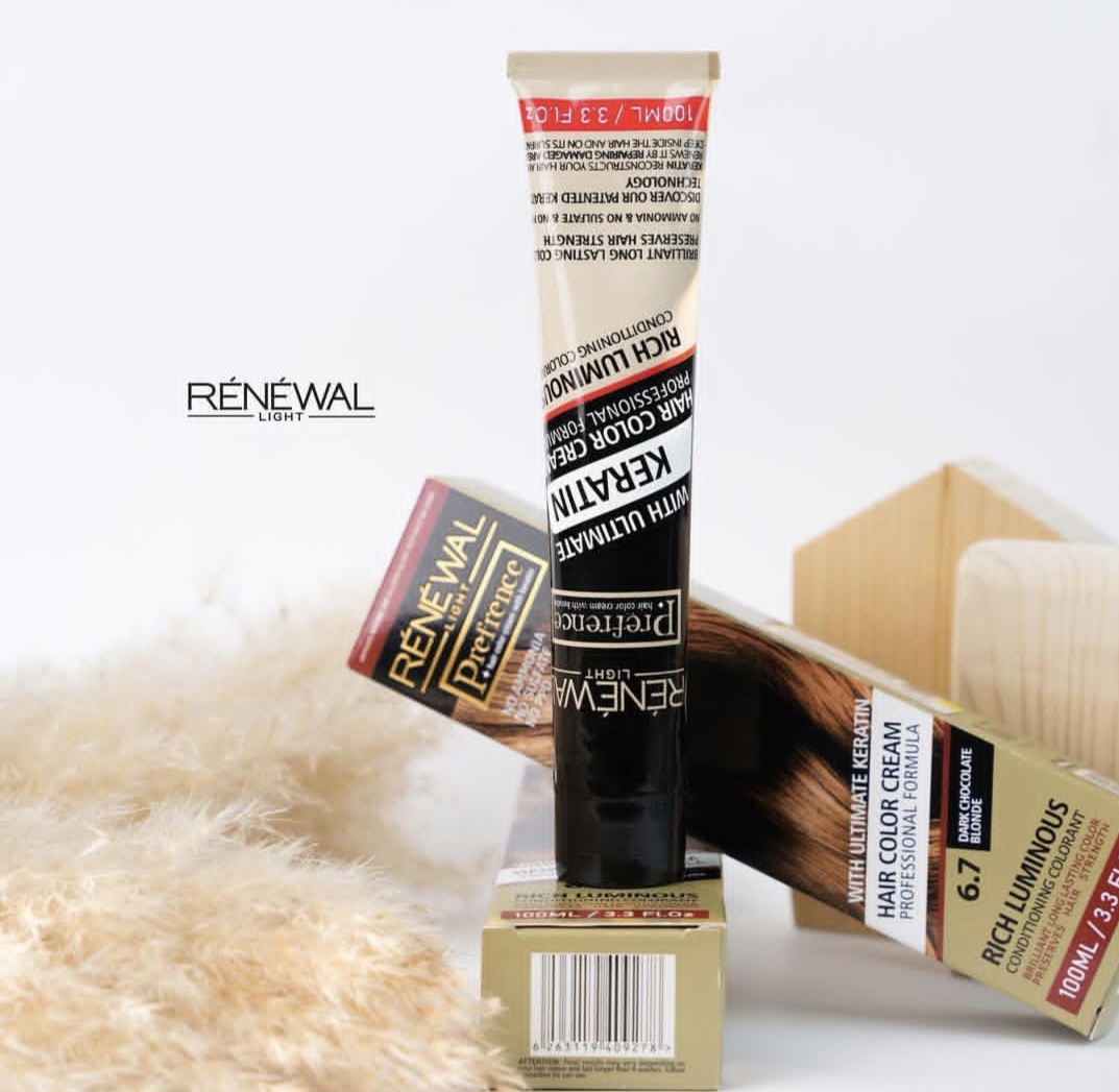 رنگ مو رنوال اسپانیا بدون آمونیاک | رنگ حرفه‌ای با ماندگاری بالا و محافظ سلامت مو | خرید رنگ موی رنوال اصل