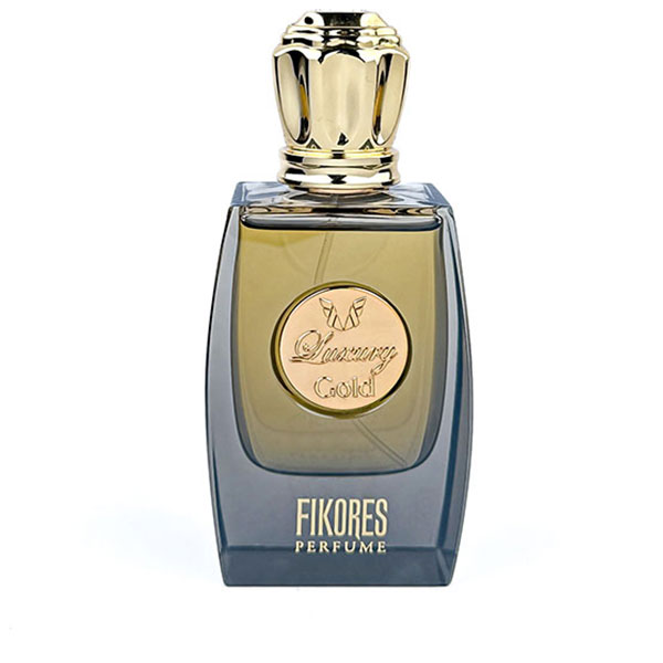 خرید ادکلن مردانه فیکورس مدل Luxury Gold حجم 100 میلی لیتر با رایحه گرم و تلخ و ماندگاری فوق‌العاده طولانی