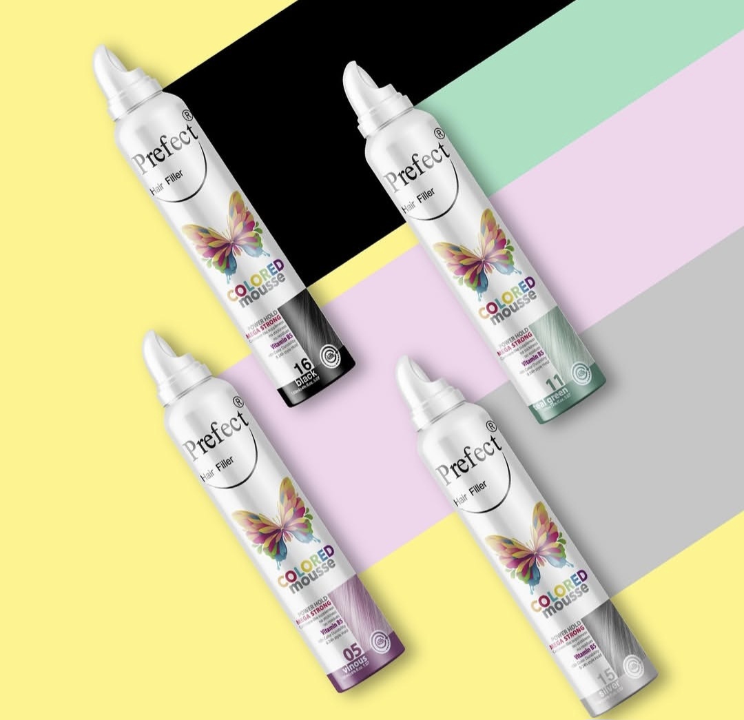 موس مو رنگی فانتزی موقت پرفکت | رنگ مو فوری و بدون آسیب برای استایل خاص