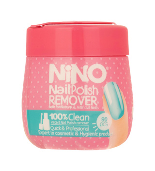 پد لاک پاک کن 90 عددی نینو Nino Nail Polish Remover Pads 90 Pieces