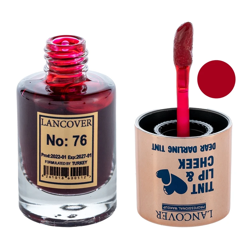 تینت لب مدادی LANCOVER رنگ‌بندی جدید – اورجینال با ماندگاری بالا | مدا گالری