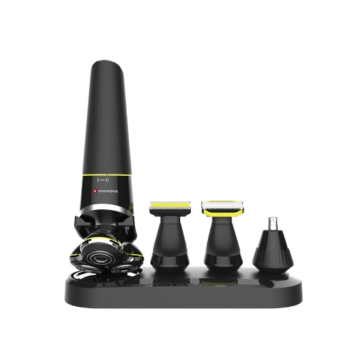 ریش تراش حرفه‌ای ۴ کاره والروس (Valorous) مدل VL-115 | طراحی سوئدی، اصلاح صورت و بدن