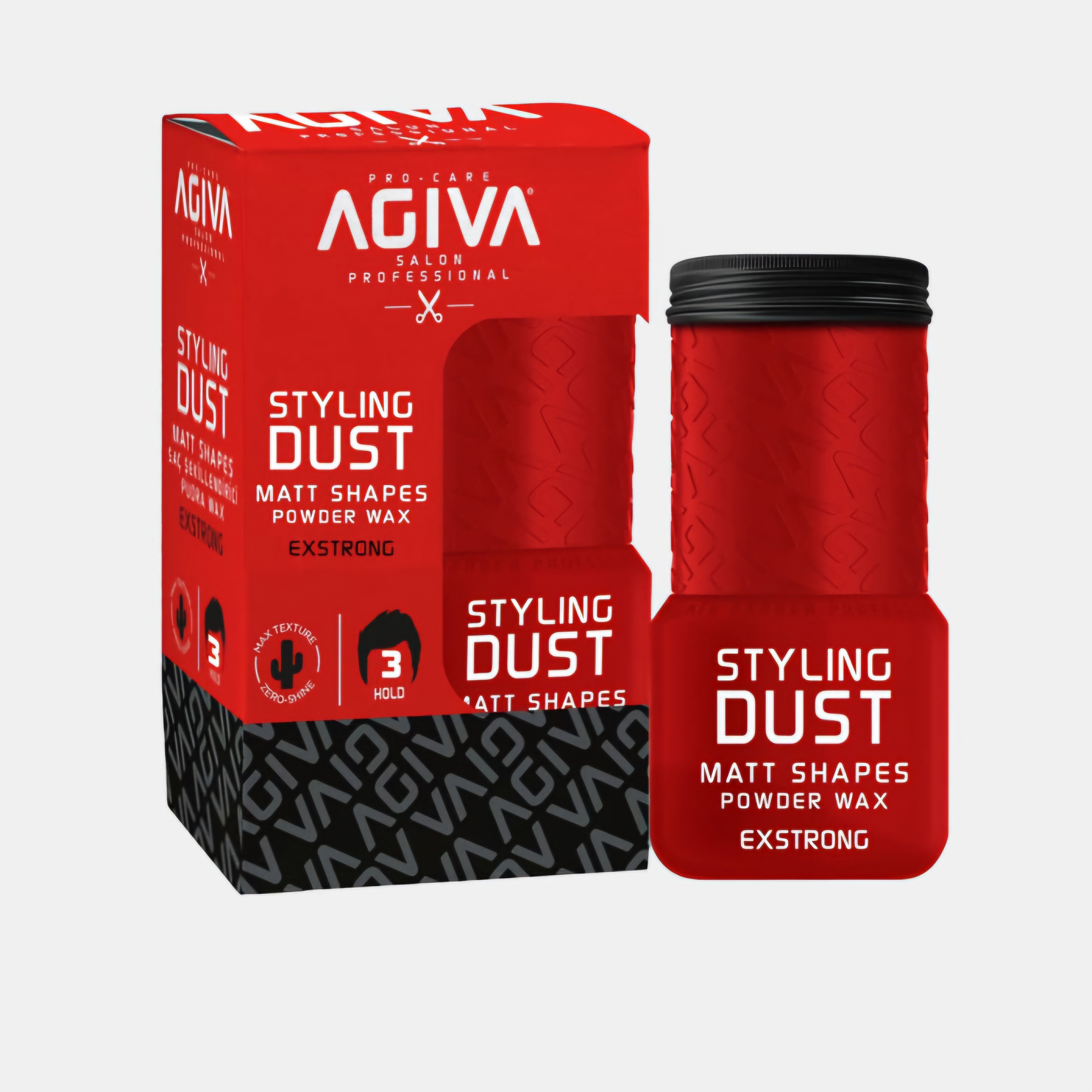 پودر حالت دهنده مو آگیوا قرمز مدل Extrastrong Styling شماره 3 حجم 20 گرم – حجم‌دهنده قوی و ماندگار برای استایل حرفه‌ای مو