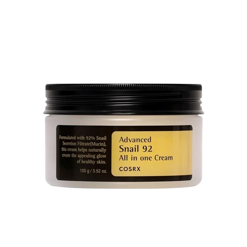 خرید کرم کاسه‌ای حلزون کوزارکس (COSRX) مدل Advanced Snail 92 | کرم آبرسان و بازسازی کننده قوی با اثر درخشش شیشه‌ای