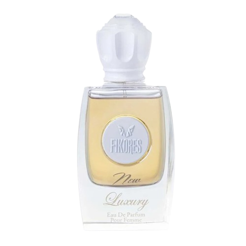 خرید ادکلن زنانه فیکورس (Fikores) مدل New Luxury حجم ۸۰ میلی‌لیتر با رایحه مدرن، فریبنده و ماندگاری بسیار بالا