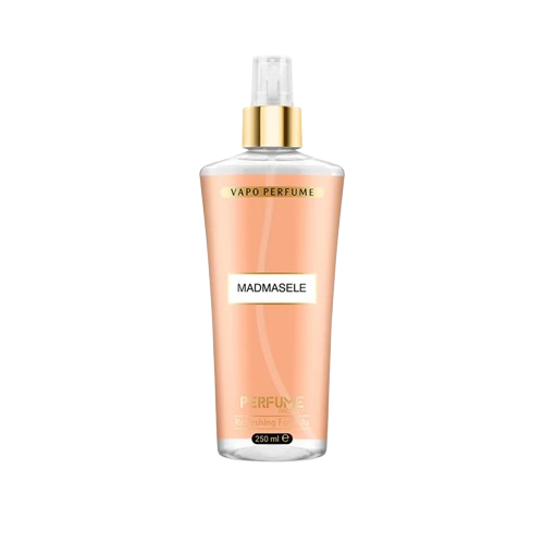 بادی‌اسپلش زنانه «مادمازل» Perfume Factory حجم ۲۵۰ میل – اورجینال و خوشبوکننده فراگیر از مدا گالری