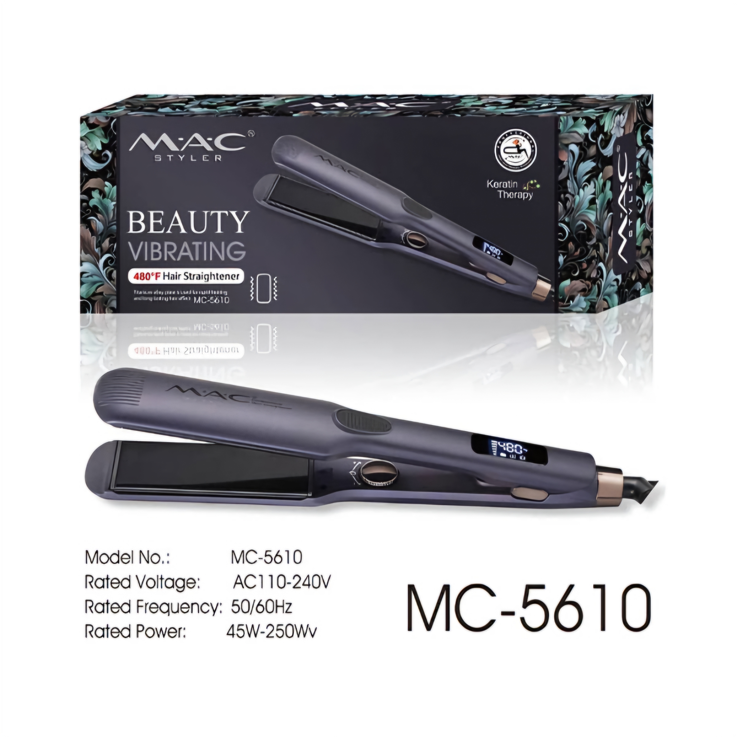 اتو مو مک استایلر مدل 5610Mac Styler Hair Straightener Model 5610